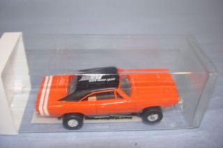 2007 Autofest Display Case 1969 Orange Dodge Charger 1971 Hemi Cuda 1974 Javelin