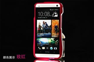 Luxury Ultra Thin Dual All Metal Aluminum Case Bumper Frame Cover for HTC One M7