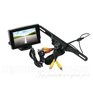 Car Rear View System Backup Reverse Camera Night Vision 4 3" TFT LCD Monitor