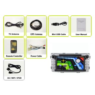 6 95" J 8621MX Toyota Hilux 2 DIN Car DVD GPS Bluetooth iPod FM Am WiFi 3G ATV