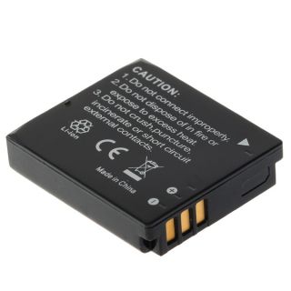Rechargeable Battery for Panasonic Lumix DMC FX12 Camera CGA S005 1500mAh Black