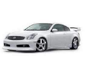 G35 Coupe 03 09 Pin Style Poly Fiber Front Lip Body Kit Front Lip