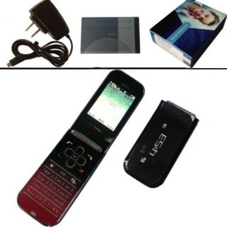 New Verizon PagePlus Nokia 7205 Intrigue Black Pink CDMA Flip Cell Phone