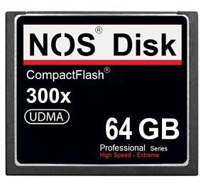 New 64 GB CF CompactFlash Compact Flash Memory Card 300x 35MB s 64GB 64 GB