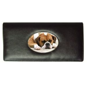 Boxer Dog Ladies Long Wallet Gift Credit Card Holder