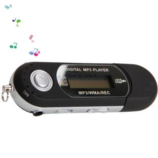 4GB Rechargeable Digital Voice Recorder Dictaphone  FM Player Disk Black