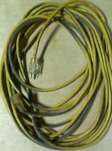 50 Foot Rigid Extension Cord 12 3 Wire Great Condition