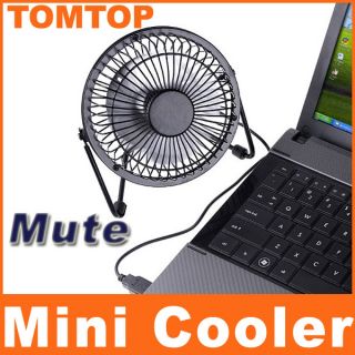 PC Laptop Mini USB Cooler Cooling Fan Desk Portable Super Mute Computer Notebook