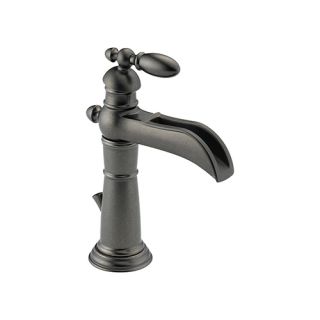 Delta Victorian 554LF PT Single Handle Bathroom Sink Faucet Pewter