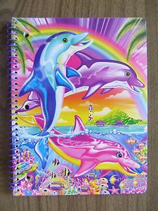Lisa Frank Dancing Dolphins Spiral Notebook New