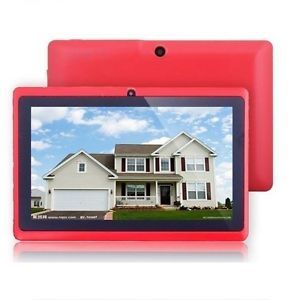Red 7" Google Android 4 1 Tablet PC 4GB WiFi Dual Camera Computer Netbook New