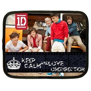 Keep Calm and Love One Direction 1D Netbook Laptop Tablet Sleeve Case 15" OD01