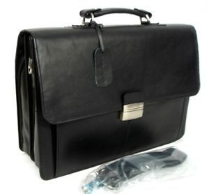 Kenneth Cole Leather Laptop Bag