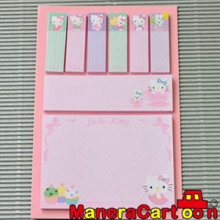 2013 Hello Kitty Post It Notes Memo Pad 160 Pcs Pink Sanrio Japan Exclusive