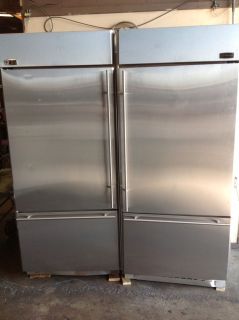 GE Monogram Stainless Steel Built in Refrigerator Luxury Kitchen Appliance