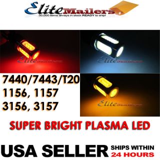 Super Bright High Power Plasma LED Car Reverse Turn Signal Brake Stop Light Bulb