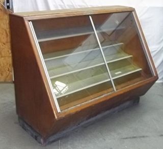 Patriarca Cigar Store Humidor Display Case Cabinet Self Server Vintage Showcase