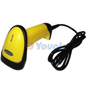 New USB Laser POS Barcode Bar Code Scanner Reader Decoder w 2 M USB Cable