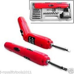 Cordless Battery Operated Power Powered Hand Straight Screwdriver Tool Kit