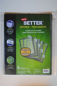 Cardinal Poly Insertable Dividers 8-Tab 11 x 17 Multicolor