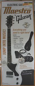 Gibson Maestro Electric Guitar Starter Pack Amp Gig Bag Seller Refurbished