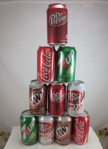 Lot of 10 Dr Pepper A W 7 Up Coke Soda Stash Cans Diversion Safes High Quality