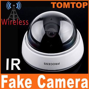 Wireless Dummy Fake Camera LED Home Security System Surveillance
