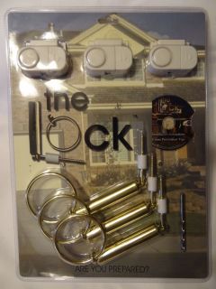 The Lock Security Chain Door Lock Safety Set Window Alarm New