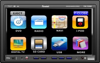 Farenheit Tid 725NR New 7" TFT LCD Monitor DVD CD  Receiver USB in TID725NR
