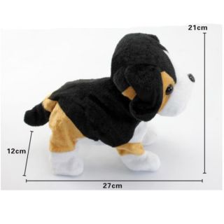 Funny Voice Control Electronic Plush Dog Interactive Puppy Toy Barking Walking
