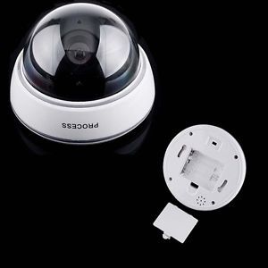 Wireless Dummy IP Camera LED Surveillance Realistic Appearance Fake Security