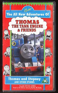 Thomas The Tank Engine Thomas and Stepney VHS PAL UK Video