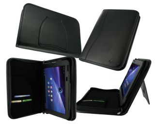 Black Executive Leather Case for Toshiba Thrive 10 1