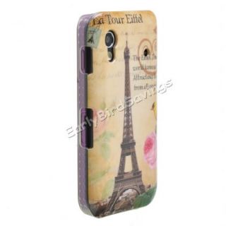 Paris Eiffel Tower Flower Bird Hard Skin Case Cover for Samsung Galaxy Ace S5830