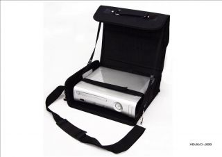 Black Deluxe Console Carry Bag Case in Car for Xbox 360