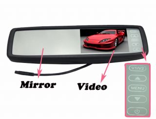 4 3" TFT LCD Car Rear Monitor Touch Screen 2 4G Wireless Car Camera Night Vision