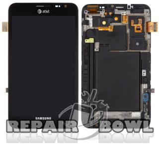 Samsung Galaxy Note i717 LCD Display Touch Digitizer Screen at T Black Frame C