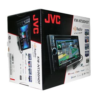 JVC in Dash Navigation Receiver 6 1" Touch Screen Monitor Bluetooth DVD CD USB