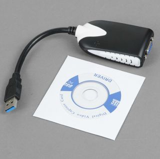 USB 3 0 to VGA Video Graphic Card Display Cable Adapter for Windows 7 8 Trendy