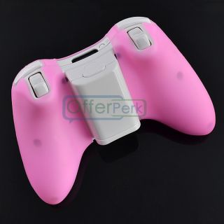 New X2 Sweet Pink Silicone Soft Case Skin for Xbox 360 Wireless Controller X95