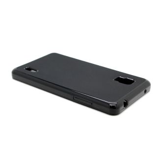 LG Optimus G Eclipse 4G LS970 Case Black TPU Crystal Skin Gel Phone Cover at T