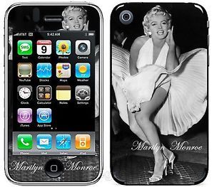 Marilyn Monroe iPhone 3G or 3GS Decal Sticker Skins Art Dress