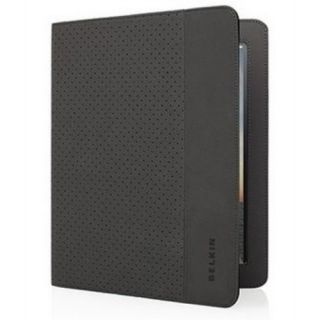 Belkin Flip Folio Stand Cover Case for Apple iPad 2 Black Midnight