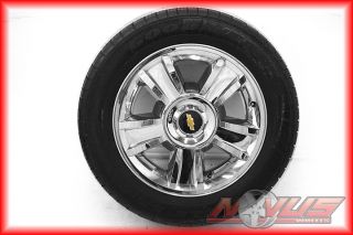 20" Chevy Tahoe LTZ Silverado GMC Yukon Chrome Wheels Goodyear Tires 22