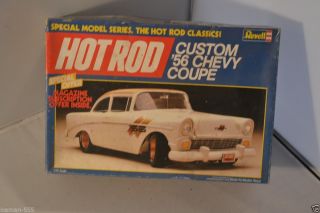 Revell 1956 56 Custom Chevy Coupe Hot Rods Parts Model Car Kit