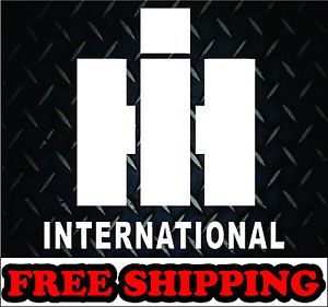 International IH Vinyl Decal Sticker Truck Car Diesel 4x4 Funny