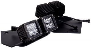 Rigid Industries 40138 Fog Light Kit Mounts LED Dually D2 Series Lights