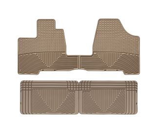 Weathertech® All Weather Car Mats Toyota Sienna 2004 2010 Tan Rows 1 2