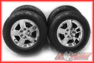 18" Chevy Tahoe Silverado GMC Sierra Yukon Z71 Wheels Firestone Tires 20 17
