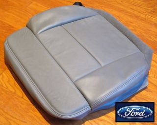 04 08 Ford F150 Lifted FX4 Lift Kit 5 4L Driver Bottom Leather Seat Cover Gray